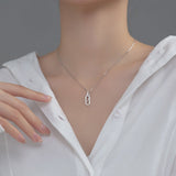 Mother & Daughter Forever Linked Together Necklace S925 Sterling Silver