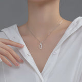 Husband & Wife Forever Linked Together Necklace S925 Sterling Silver Necklace