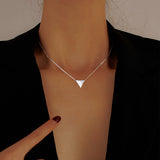 Badass Tribe Triangle Necklace Sterling Silver  “Thank You for Being My Badass Tribe”