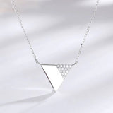 Badass Tribe Triangle Necklace Sterling Silver  “Thank You for Being My Badass Tribe”