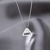 Badass Tribe Triangle Necklace Sterling Silver  “Thank You for Being My Badass Tribe”