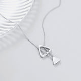 Badass Tribe Triangle Necklace Sterling Silver  “Thank You for Being My Badass Tribe”