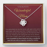 S925 Necklace Sterling Silver-To My Boyfriend's Mom Necklace